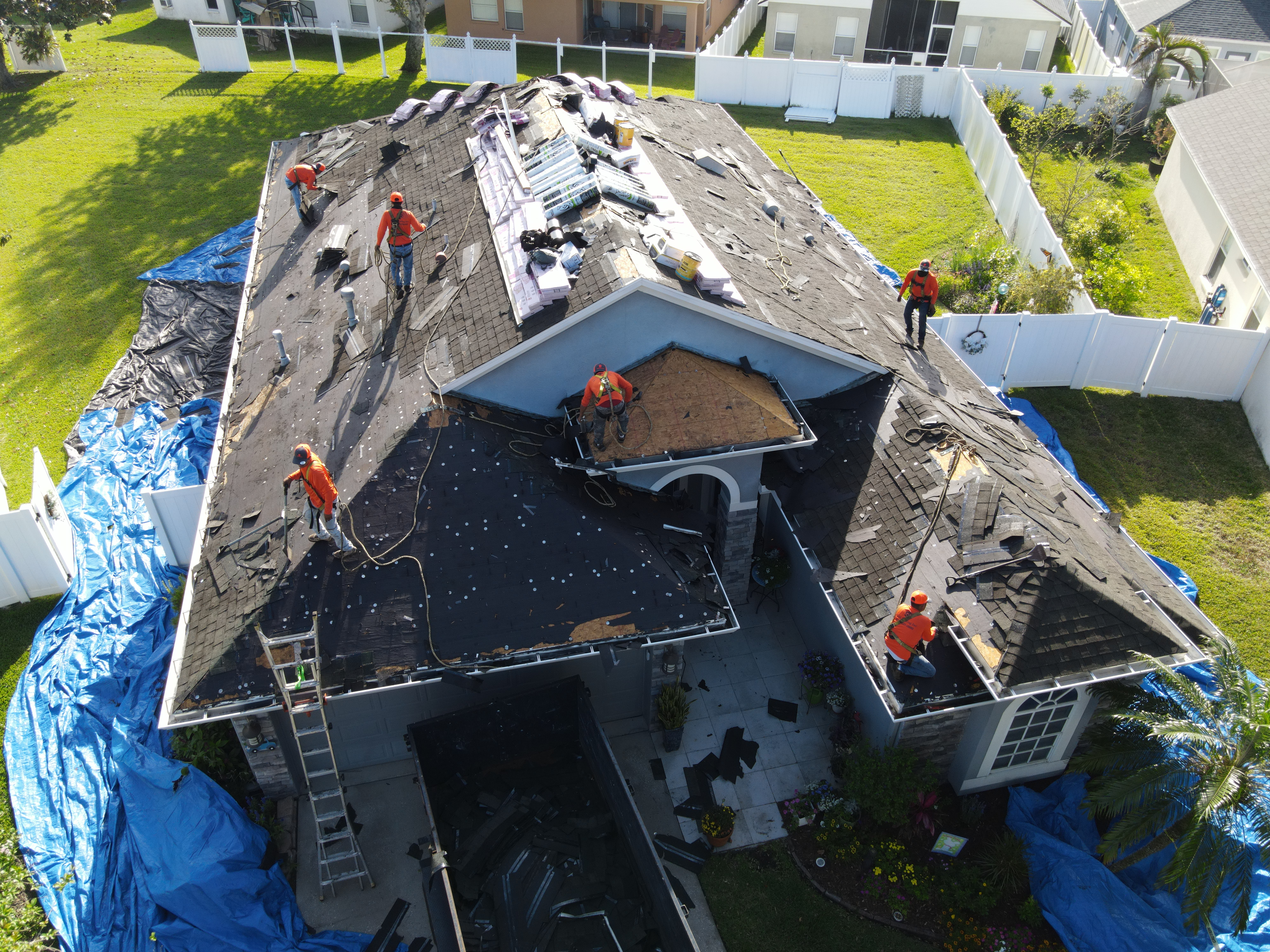 Tear off Shingle Roof Tear off Shingle Roof