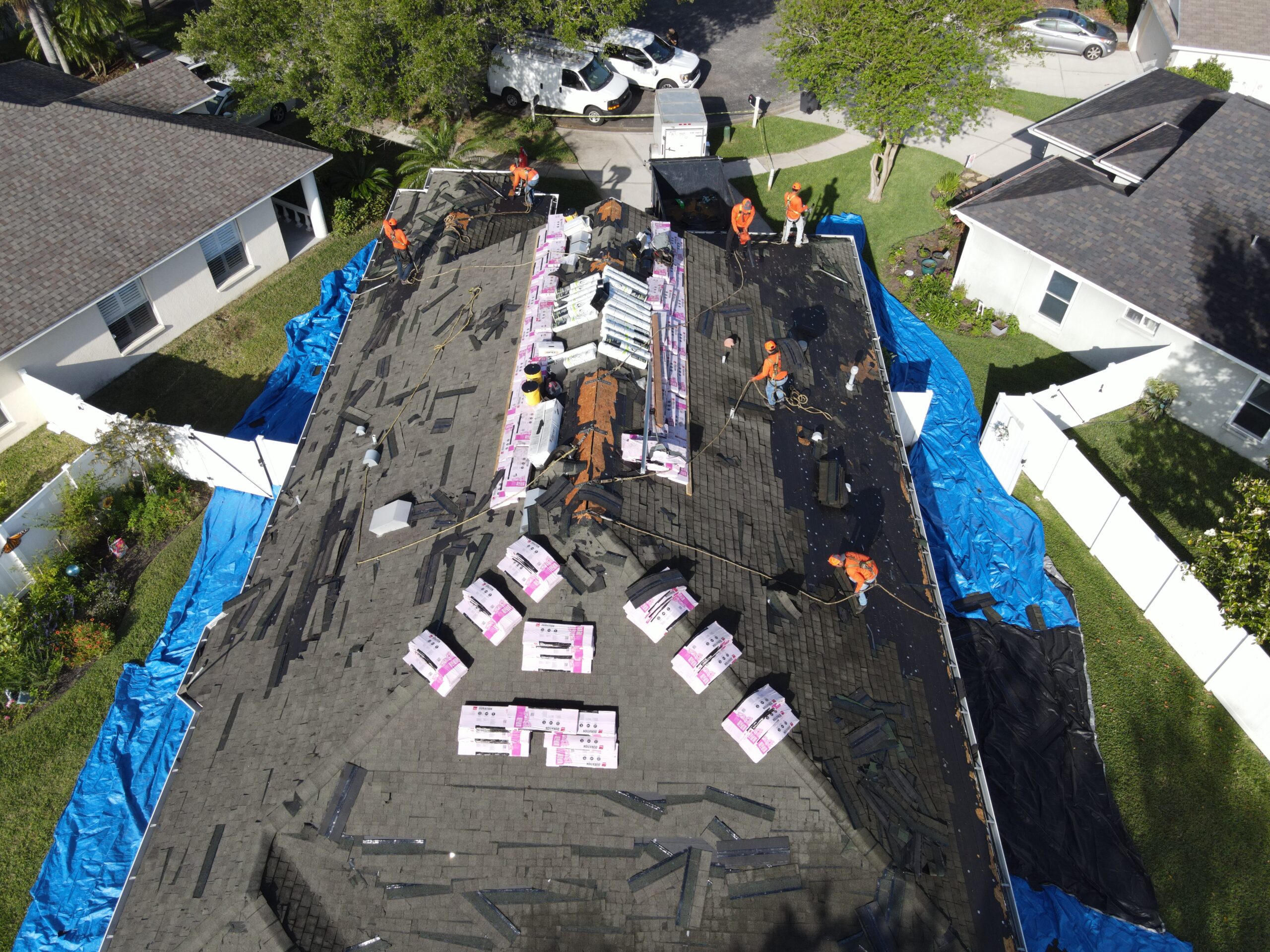 Tear off Shingle Roof Tear off Shingle Roof